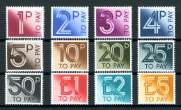Großbritannien Portomarken 89-100 Postfrisch #JM303 - Andere & Zonder Classificatie
