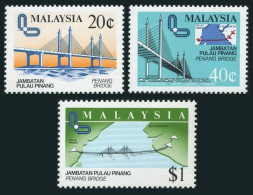 Malaysia 311-313,MNH.Michel 311-313. Penang Bridge Opening,1985. - Malaysia (1964-...)