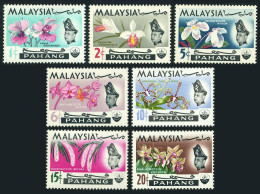 Malaysia Pahang 83-89,MNH.Michel 76-82. Orchids 1965.Sultan Abu Bakar. - Maleisië (1964-...)