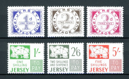 Jersey Portomarken 1-6 Postfrisch #JM240 - Jersey