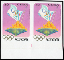 Cuba, 1994, 3755-57 U (3), Ohne Gummi - Cuba