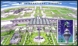 Malaysia 662, MNH. Kuala Lumpur International Airport, 1998. Tower, Globe. - Malesia (1964-...)
