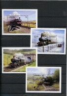 Liberia Block 127-30 Postfrisch Lokomotive #JE785 - Liberia