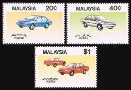 Malaysia 305-307,MNH.Michel 308-310. National Automotive Industry,1985. - Malesia (1964-...)