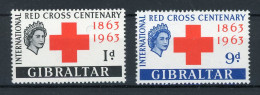 Gibraltar 164-165 Postfrisch Rotes Kreuz #JK262 - Gibilterra