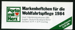 Berlin Wohlfahrt Markenheftchen Mit 725 Berlin Ersttagssonderstempel #IS738 - Markenheftchen
