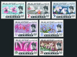 Malaysia Perlis 40-46,MNH.Michel 40-46. Orchids 1965.Regent Yang Teramat Mulia. - Maleisië (1964-...)