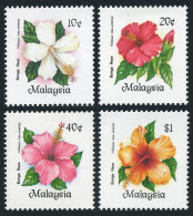 Malaysia 290-293, MNH. Michel 293-296. Flowers 1984. Hibiscus. - Malesia (1964-...)