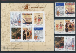Macau 633-637, Block 12 Postfrisch Briefmarkenausstellung #JL201 - Sonstige & Ohne Zuordnung