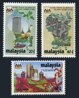 Malaysia 272-274,MNH.Michel 275-277.Federal Territory,10th Ann.1984.Kuala Lumpur - Malaysia (1964-...)