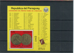 Paraguay Block 306 Postfrisch Nobelpreis #JK878 - Paraguay