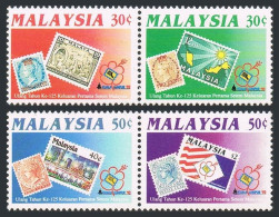 Malaysia 463-466,467 Sheet,MNH.Michel 470-473,Bl.7. KUALA LUMPUR-1992.Stamps. - Maleisië (1964-...)