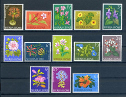 Sierra Leone 208-220 Postfrisch Blumen #JK337 - Sierra Leone (1961-...)