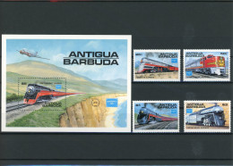 Antigua Barbuda 944-947, Block 110 Postfrisch Eisenbahn #IX108 - Disney