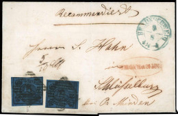 Altdeutschland Braunschweig, 1853, 7 A (2), Brief - Brunswick