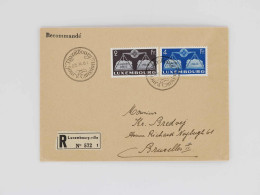 Luxemburg, 1951, 480, 483 FDC, Brief - Other & Unclassified