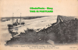 R358368 Port Said. Steamer Of The Messageries Maritimes In The Canal - World