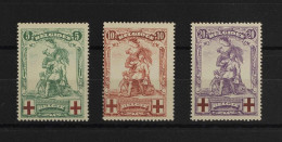 Belgien, 1914, 104-106, Postfrisch - Sonstige & Ohne Zuordnung