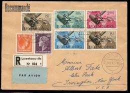 Luxemburg, 1949, 460-63 U.a., Brief - Altri & Non Classificati