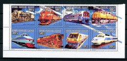 Madagaskar ZD Bogen 1448 Unvollständig Postfrisch Eisenbahn #IX170 - Madagascar (1960-...)