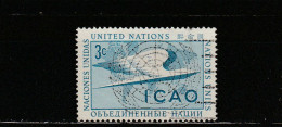 Nations Unies (New-York) YT 31 Obl : OACI - 1955 - Oblitérés