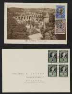 Luxemburg, 1926, 178 (4), 179, 181, Brief - Sonstige & Ohne Zuordnung