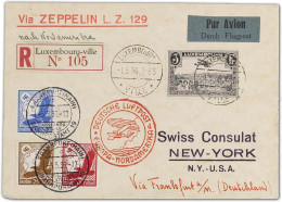 Zeppelin, Zeppelinpost LZ129, Nordamerikafahrten, 1936, Brief - Zeppelin