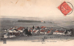 FRONTENAY (Jura) - Vue Panoramique - Tirage Couleurs Bauer-Marchet Dijon - Voyagé 1907 (2 Scans) - Sonstige & Ohne Zuordnung
