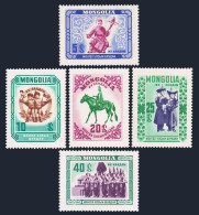 Mongolia 168-173, MNH. Michel 159-161. Mongolian Youth Festival, 1959. - Mongolië