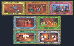 Mongolia 1594-1600, MNH. Michel 1885-1891. Folk Dances, 1987. - Mongolei