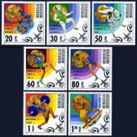 Mongolia 1114-1120, MNH. Michel 1303-1389. Olympics Moscow-1880. Medals. Fencing - Mongolia