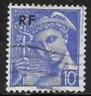 TIMBRE N° 657  -   TYPE MERCURE    -  OBLITERE  -  1944 - Used Stamps