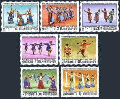 Mongolia 944-950, MNH. Michel 1040-1046. Dancers, 1977. - Mongolië