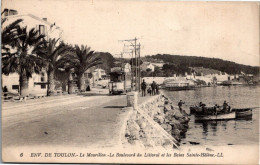 83 TOULON MOURILLON - Le Boulevard Du Littoral Et Les Bains Sainte Hélène - Tramway - Toulon