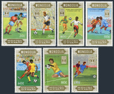 Mongolia 1465-1471, MNH. Mi 1722-1728. 1985 Junior World Soccer Championships. - Mongolei