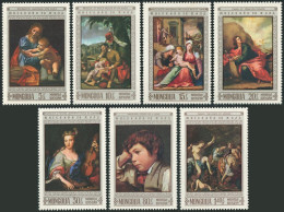 Mongolia 507-513,514,MNH.Mi 522-528,Bl.16. UNESCO,20th Ann.1968.Paintings.Renoir - Mongolei