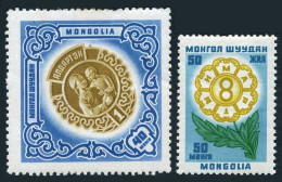 Mongolia 191-192,MNH-.Michel 180-181. Women's Day Mart 8,1960.Motherhood Badge, - Mongolie