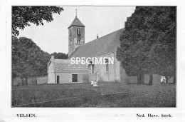 Prent - Ned. Herv. Kerk - Velsen   - 8.5x12.5 Cm - Other & Unclassified