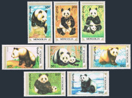 Mongolia 1879-1886,MNH.Michel 2157-2164. Giant Pandas,1990.  - Mongolei