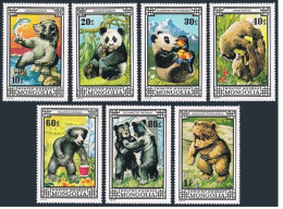 Mongolia 788-794,MNH.Michel 871-877. Animals 1974.Bears,Panda. - Mongolei