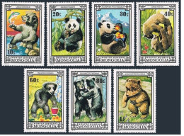 Mongolia 788-794,MNH.Michel 871-877. Animals 1974.Bears,Panda. - Mongolia