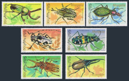 Mongolia 1989-1995, MNH. Michel 2277-2283. Insects, Beetles, 1991. - Mongolie
