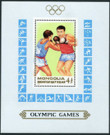 Mongolia 1684, MNH. Michel 1971 Bl.129. Olympics Seoul-1988. Boxing. - Mongolië
