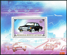 Mongolia 1809,MNH.Michel 2072 Bl.139. Automobiles 1990.Volga,USSR. - Mongolei