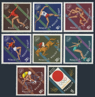 Mongolia 351-358, 359, MNH. Mi 356-363,Bl.8. Olympics Tokyo-1964. Gymnastics, - Mongolei