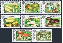 Mongolia 2086-2093, 2094 Sheet, MNH. Michel 2303-2309, Bl.172. Mushrooms, 1991. - Mongolië