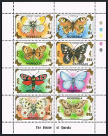 Mongolia 2104,2105-2106,sheets,MNH.Michel 2455-2462,Bl.217-218. Butterflies.1992 - Mongolië