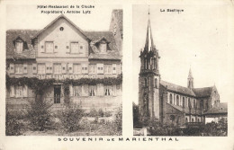 Marienthal * Souvenir De La Commune * Hôtel Restaurant De La Cloche , Antoine LUTZ Propriétaire * La Basilique - Andere & Zonder Classificatie