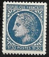TIMBRE N° 678 -     CERES DE MAZELIN        -  NEUF  - 1945  / 1947 - Unused Stamps