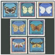 Mongolia 1521-1527, MNH. Michel 1776-1782. Butterflies, 1986. - Mongolia